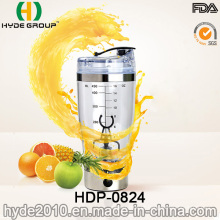 Garrafa plástica recarregável do abanador do redemoinho, garrafa plástica personalizada do abanador da proteína de Electeric (HDP-0824)